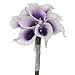 thumbnail image 3 of Lily Garden Mini 15" Artificial Calla Lily 10 Stem Flower Bouquets (Purple Center with Ribbon), 3 of 4
