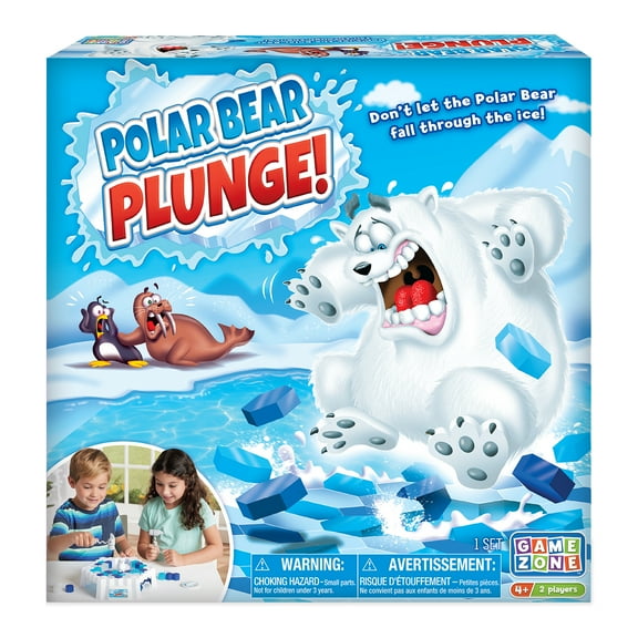 Game Zone Polar Bear Plunge, Interactive Tabletop Multiplayer Game, 4 