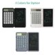 thumbnail image 3 of Calculadora con tableta de escritura de 6 pulgadas, portátil, plegable, inteligente, borrable, Abanopi Bloc de notas, 3 of 7