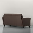 thumbnail image 2 of Zinus Ricardo Fabric Indoor Sofa Couch, Chestnut Brown, 2 of 7
