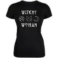 thumbnail image 4 of Old Glory Juniors Witchy Woman Cat Star Moon Short Sleeve Graphic T Shirt, 4 of 6