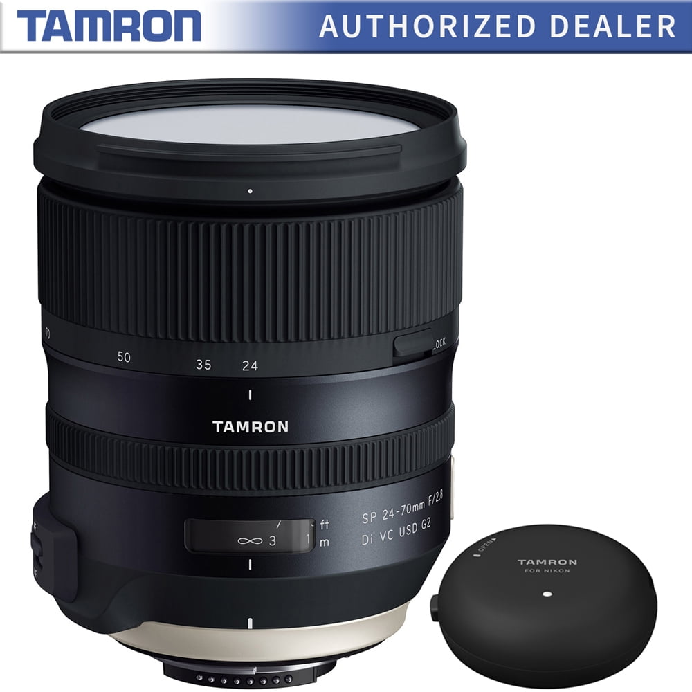 Tamron Sp 24 70mm F 2 8 Di Vc Usd G2 Lens For Nikon Mount Afa032n 700 With Tamron Tap In Console Lens Accessory For Nikon Lens Mount Walmart Com Walmart Com