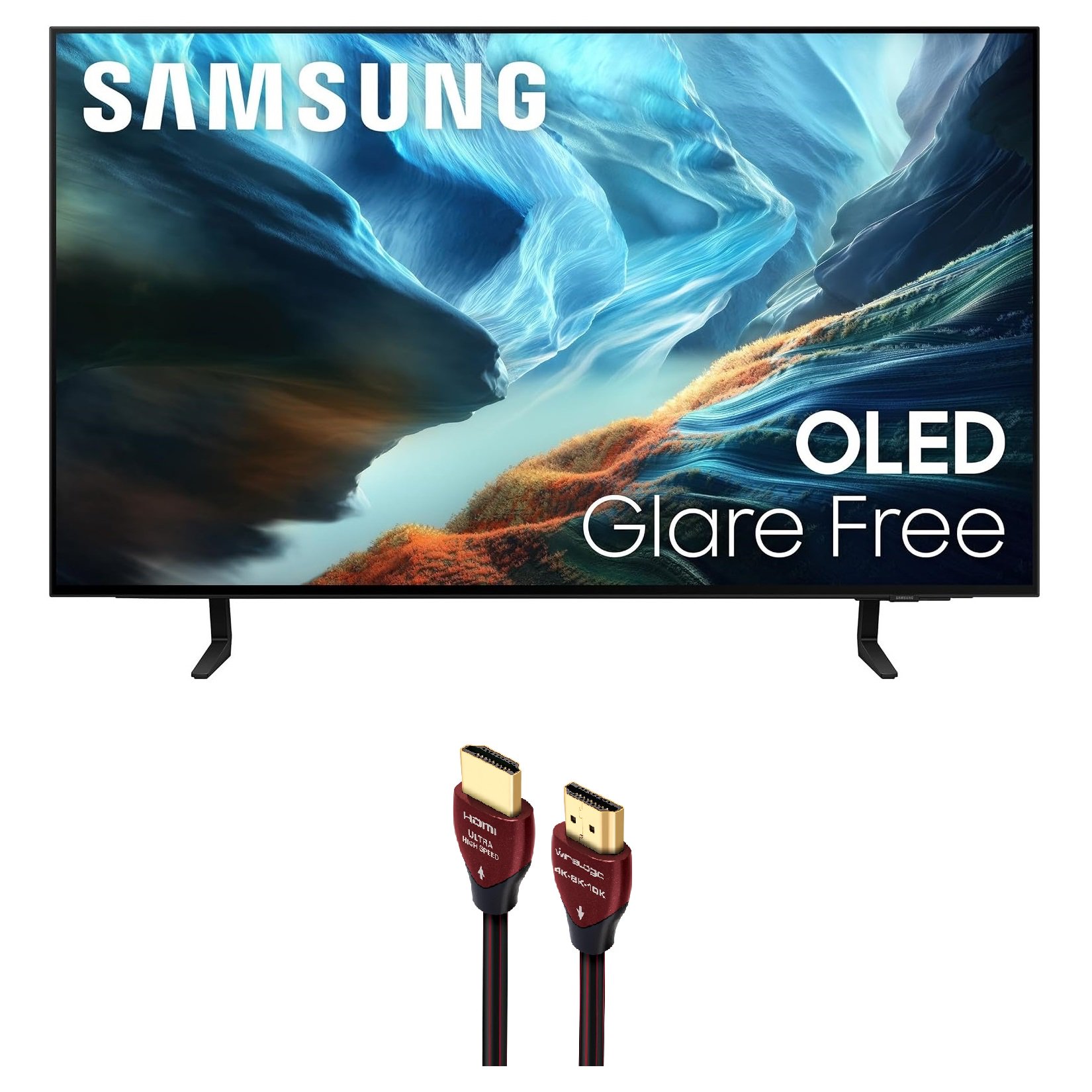Samsung QN42S90HA 42" OLED TV with a WireLogic 4K-8K-10K HDMI Cable (2026)