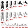 thumbnail image 2 of 194 Pcs Zipper Repair Kit, Replacement Zip Slider Zipper Replacement with 2 Mini Pliers, for Garment, Bag, Jackets,Tents, 2 of 8