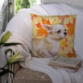 thumbnail image 3 of Carolines Treasures BB9958PW1414 Chihuahua Leg up Fall Fabric Decorative Pillow  14Hx14W multicolor, 3 of 4