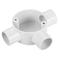 thumbnail image 1 of Unique Bargains PVC Conduit Boîte Boîte de Jonction en Forme de T 25mm Imperméable à l'Eau Projets Électroniques, 1 of 5