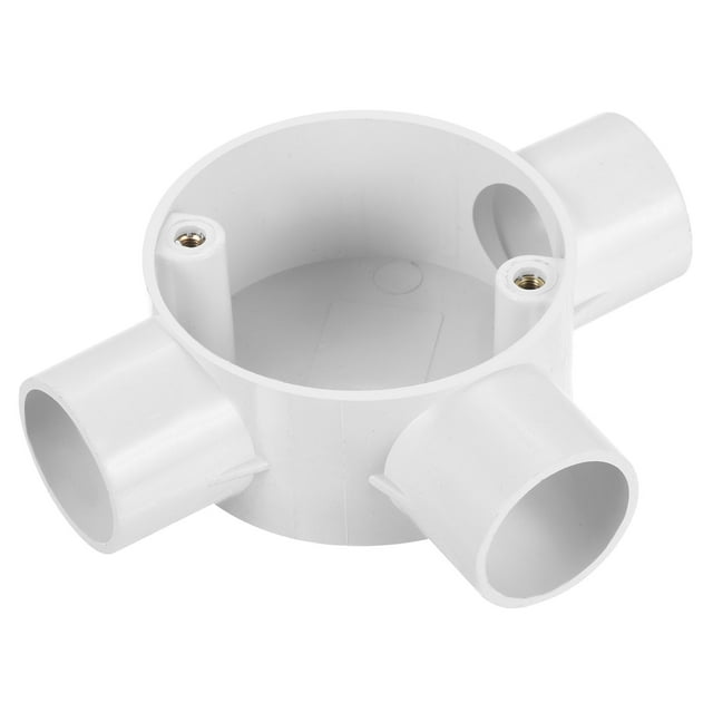 Unique Bargains PVC Conduit Boîte Boîte de Jonction en Forme de T 25mm Imperméable à l'Eau Projets Électroniques