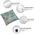 thumbnail image 6 of nygtbtfer Pillows Decorative Throw Pillow Cover Cheery on Tree Branch Snow Falling Christmas Pillow Canvas Square Cushion Cover Happy Sofa Bed Blue White, 6 of 7