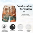 thumbnail image 3 of Fotbe Fantasy Underwater Jellyfish Traje de Baño para Hombre – Shorts de Natación de Secado Rápido con Forro y Bolsillos-Large, 3 of 6