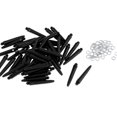 thumbnail image 3 of 50 Pack Ejes Shafts 2BA Darts Rod STEMS Piezas de Dardos con s de Protección, Rosca de Tornillo Estándar Ajuste La Mayoría de Los Dardos Y Encaj 35 mm negro Macarena flechas de dardos, 3 of 8