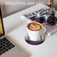 thumbnail image 6 of Purple Forest Coasters Set of 2, Absorbent Coasters for Drinks, Vintage Foggy Woods Tree Mysterious Coaster for Desk Coffee Table Protection, Home Decor House Warming Gifts 4", 6 of 8