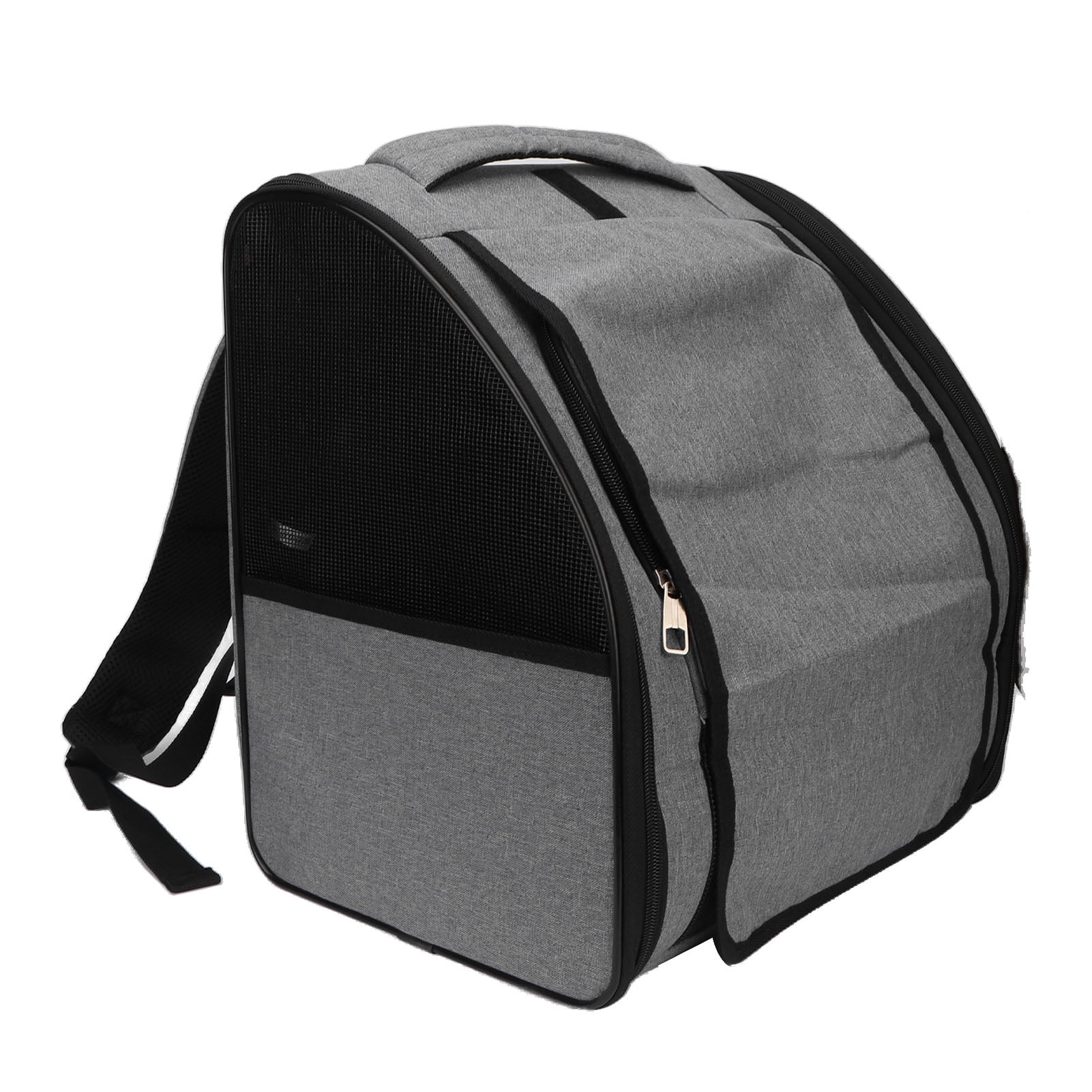 NFTIGB Cat Backpack Carrier Portable Breathable Large Capacity Pet Travel Carrier for Outdoor Hiking and Walking Gray Large Size Accommodates Pets up to 10kg/22.0lb with Mesh Windows