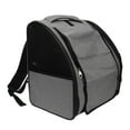 thumbnail image 3 of Cat Backpack Carrier, Built In  4 Ventilation Grids Foldable Sun Visor Cat Traveler Backpack Portable Breathable Oxford Cloth  For Outdoor Purple,Grey, 3 of 8