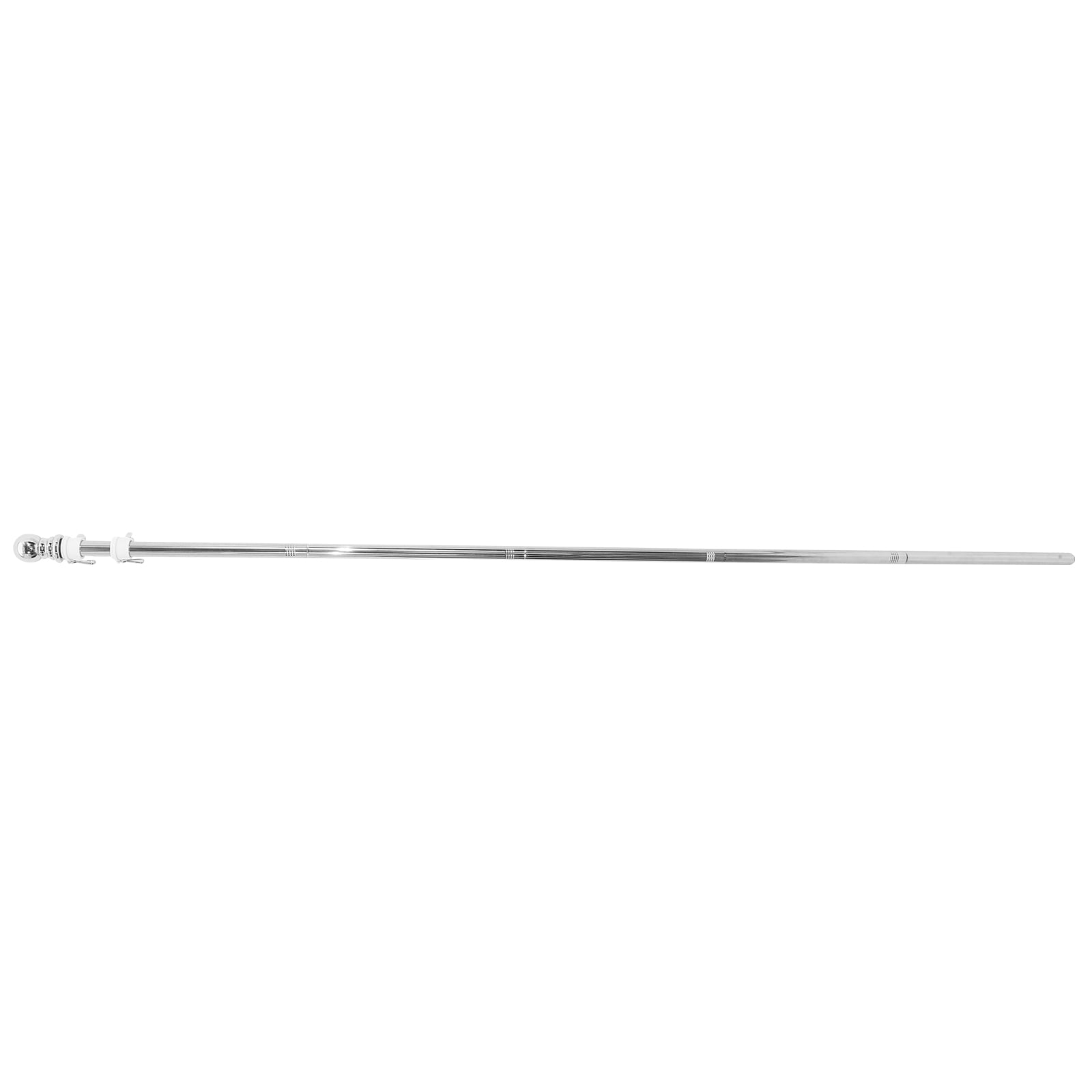 OULII 1Set Rustproof Stainless Steel Flagpole for Outdoor Use Smooth Polished Flag Stand for Yard