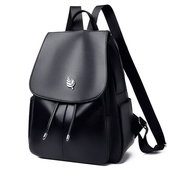 Trendy Leather Backpack Purse for Women, Small Ladies backpacks Casual Lightweight Women Shopping Travel Daypack