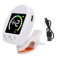 thumbnail image 2 of Digital Metronome Tuner, Multifunctional Accurate Rotating Clamp High Sensitivity for Guitar Bass Ukulele Violin, with High Elasticity Silicone Cushion, 2 of 7