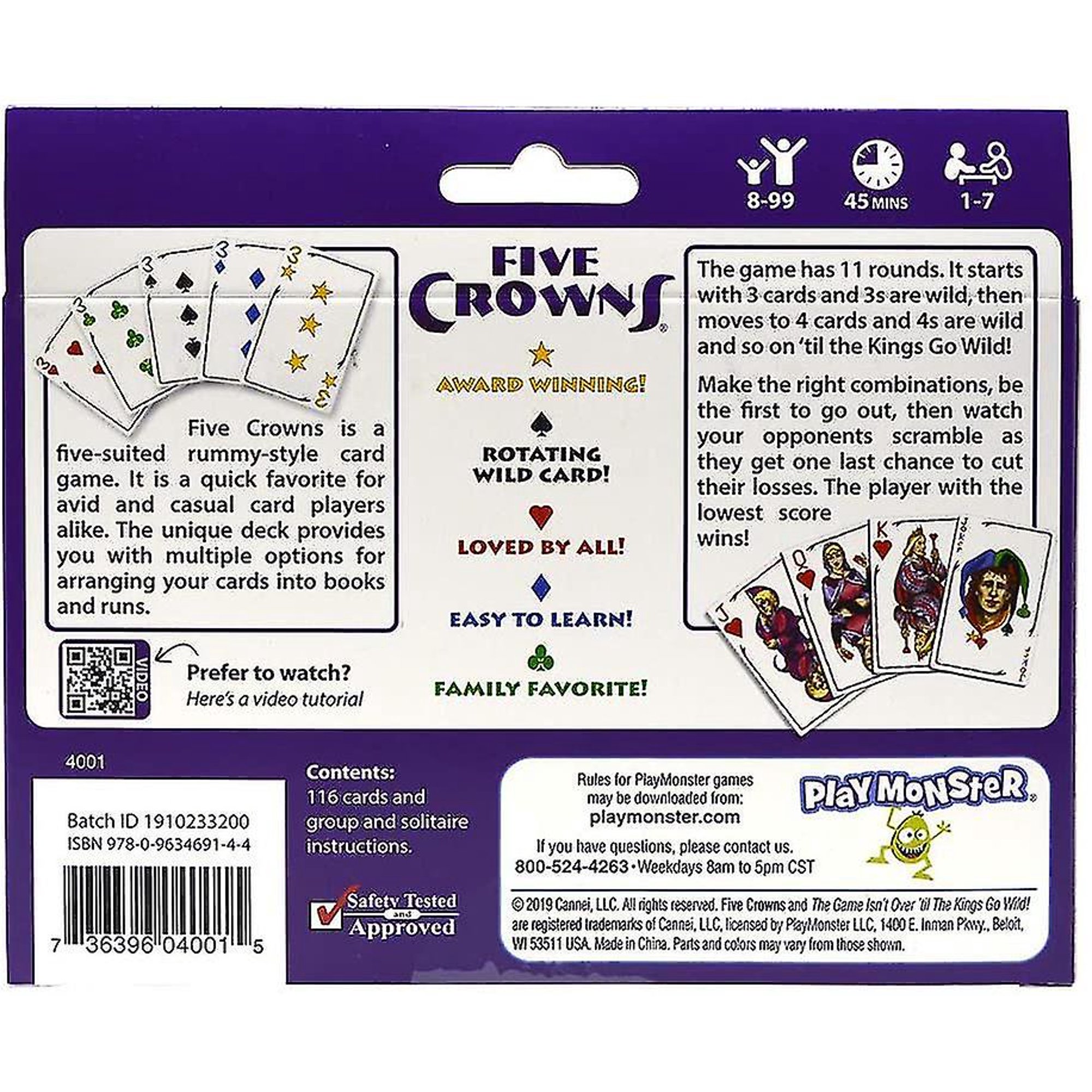 Five Crowns Card Game Family Card Game - Fun Games For Family Game Night  With Kids | Walmart Canada