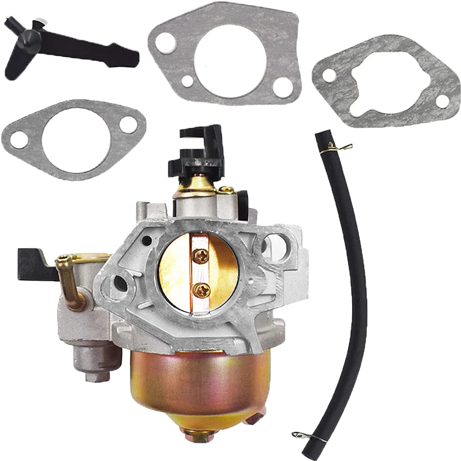 EPOTOOR Carburetor W/Fuel Line For Honda 16100Z5T901 GX390 13HP/ GX340 11HP Engine