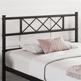 thumbnail image 4 of Renwick Metal Platform Bed with Headboard and Footboard, Twin XL, Black, Adult, 4 of 7