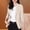 Beige plus size blazer for women a1, variant on Women Plus Size 3/4 Sleeve Button Down Blazer Fall Winter Spring Collared Open Front Solid Business Work Jacket Casual Elegant Tops, Coffee XL