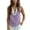 Purple, variant on Admvng Women's Tank Tops Lace Linen Cotton Sleeveless V Neck Casual Boho Summer Blouses