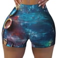 thumbnail image 2 of Fotbe Abstract Colorful Art Supplies Shorts Sin Costuras – Shorts Deportivos de Cintura Alta para Mujer, Elásticos para Gimnasio, Yoga, Running o Ciclismo-X-Large, 2 of 8
