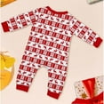 thumbnail image 4 of Onlypjs Family Matching Christmas Pajamas – Red & White Reindeer and Snowflake Print Holiday Sleepwear for Women, Men, 4 of 5