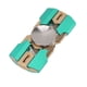 thumbnail image 5 of Juguete sensorial giratorio de metal, 2 cuchillas, reduce la ansiedad, juguete para aliviar el estrés en la yema del dedo, para autobús de oficina, verde hierba, 5 of 5