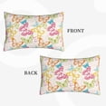 thumbnail image 2 of Pofeuu Retro Colorful Butterfly Print Polyester Microfiber Plush Pillowcases, Super Soft and Cozy Pillow Case Covers with Envelop Closure（Pillow core not included）-14"x20", 2 of 6
