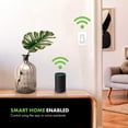 thumbnail image 4 of TOPGREENER Interruptor de Luz Inteligente Wi-Fi, Listado UL, Requiere Cable Neutro, Polo Nico O de 3 Vías, No Requiere Concentrador, Listado UL, Compatible con FCC, TGWF15S, Paquete de 2, 4 of 5