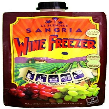 Lt. Blender's Wine Freezer, Sangria, 9.7-Ounce Pouches Pack of