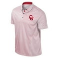 thumbnail image 2 of Men's Colosseum Crimson Oklahoma Sooners Big & Tall Marty Rival Polo, 2 of 3