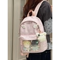 thumbnail image 4 of Cute Angel Wing Polka Dot Backpack Multi Color Portable Teen School Holiday Gift Bag, 4 of 6