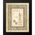 thumbnail image 2 of Laliberte, Andrea 12x14 Black Modern Framed Museum Art Print Titled - New York Postcard, 2 of 5
