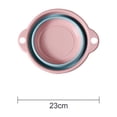 thumbnail image 1 of Baby Wash Basin Household Portable Folding Basin Plastic Clothes Vegatable Washing BasinS Pink, 1 of 1