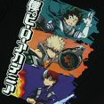 thumbnail image 4 of My Hero Academia Men's T-Shirt Stacked Character Scenes Graphic Print Adult Tee, 4 of 5