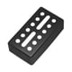 thumbnail image 2 of Cubierta de latón para pastilla de doble bobina de 12 orificios para guitarra eléctrica con reducción de ruido. Negro 50 mm, 2 of 9
