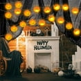 thumbnail image 6 of Qoosea Halloween Pumpkin String Lights, 20FT 40 LED 8 Mode Waterproof Pumpkin String Lights for Outside Decor Camper Party Indoor Bedroom Decorations, 6 of 7