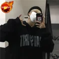 thumbnail image 3 of Ropa para hombre Sudaderas con capucha negras Sudaderas para hombre Nueva impresión de rock Sin marca En alta calidad Ofertas de bajo precio Ropa de calle Xxl, 3 of 5