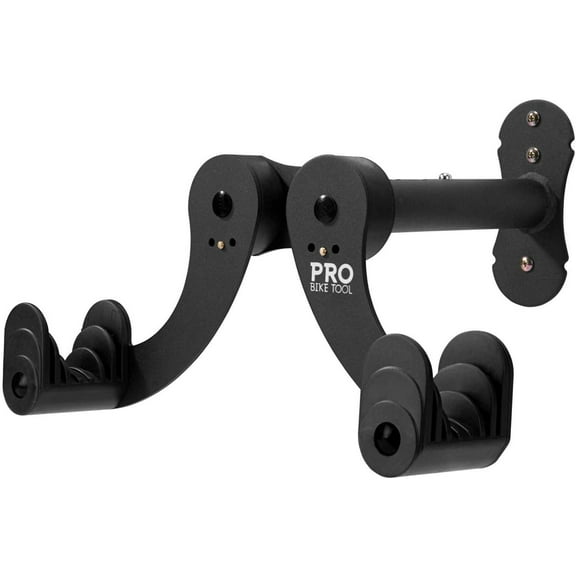 PRO BIKE TOOL Bike Wall Mount Storage Rack for 1 Bicycle (Black)