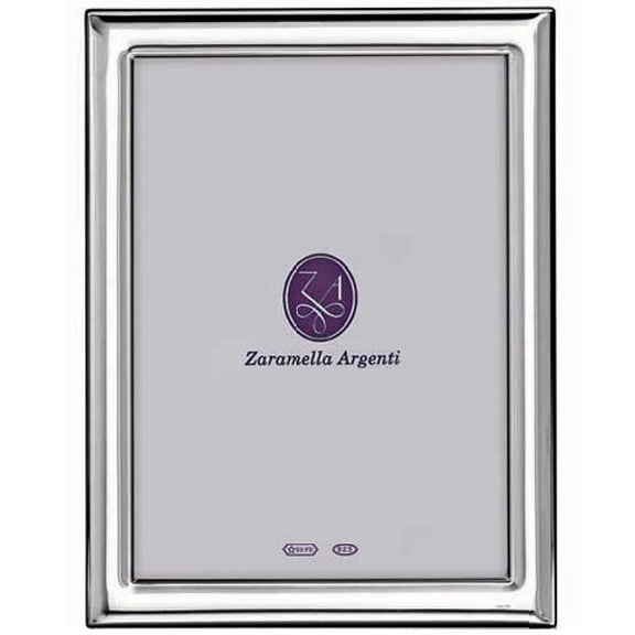 VIENNE fluted fine Italian sterling silver 2 5x3 5 frame by Zaramella Argenti - 2.5x3.5
