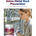 thumbnail image 4 of Rust Removal Converter Metallic Paint - Rust Converter & Remover for Metal ,Black,300g, 4 of 8