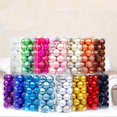 thumbnail image 3 of Christmas Tree Decoration Ball Ornents Shiny ball christmas ornent ball Plastic Ball Home House Bar Party Decors 4cm green, 3 of 9