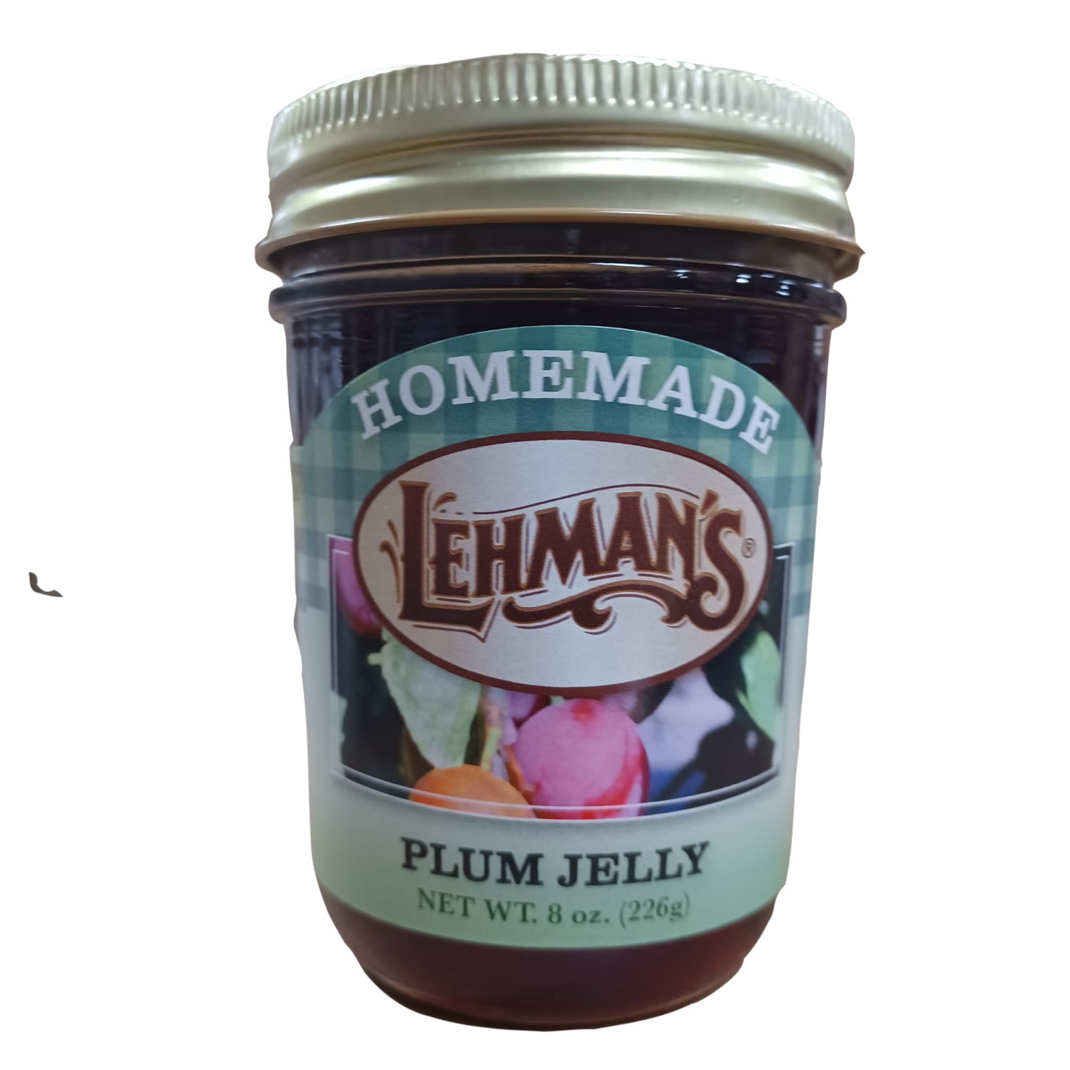 Lehman's Homemade All Natural Plum Jelly No Preservatives, 8 Oz