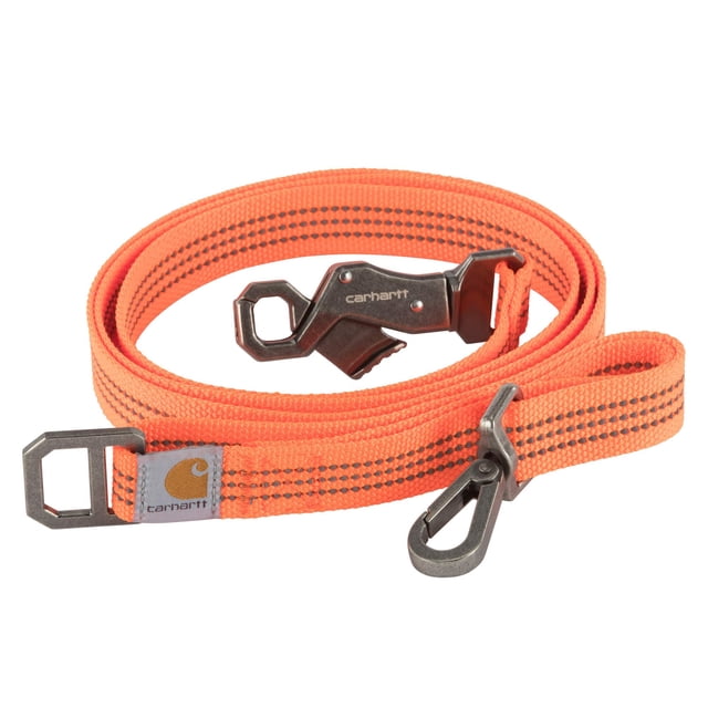 Correa para perro Carhartt, duradera, de nailon, color naranja, tamaño grande