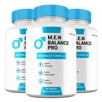 MEN Balance Pro Supplemement, High Potency Pills, All Natural Formula, M.E.N. Balance Pro Capsules, 3 Month Supply (3 Pack)