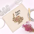 thumbnail image 6 of 2024 Placemats Meal Western Scalding Anti Cup Insulation Kitchen Table Dinning Linen Egg Rabbit Easter Happy, 6 of 7