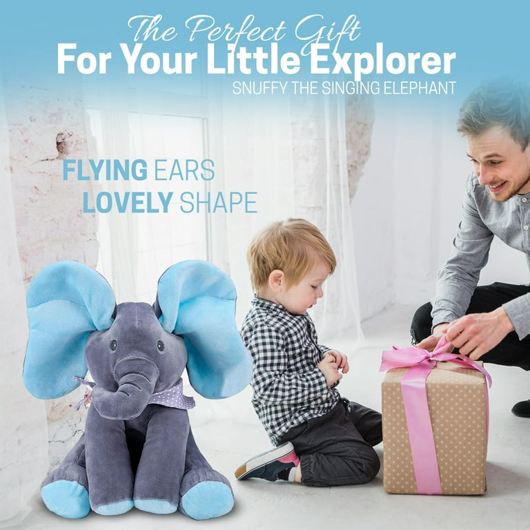 elephant toy that sings and moves ears