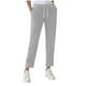 thumbnail image 3 of TaTaai Women's Solid Sweatpants High Waisted Elastic Waist with Drawstring and Pockets Casual Lounge Joggers for Gym Workout Athletic Fitness Non-See-Through Gift, 3 of 7