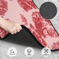 thumbnail image 3 of Yiaed Red Meat Print Carpet Floor Mats for Cars, Auto Accessories Front & Rear Car Floor Mats Car Floor Foot Mat Sets of 4 Pieces, 3 of 7